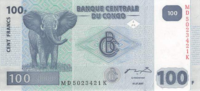 100 Francs 2007 p98a